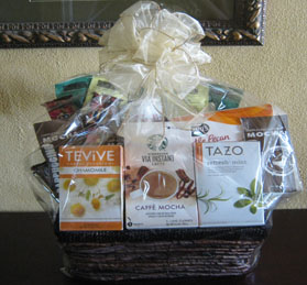 tea & mocha snack gift basket - Gifts by MoPoe